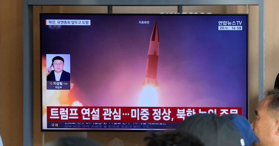 North Korea fires ballistic missile, another projectile toward sea