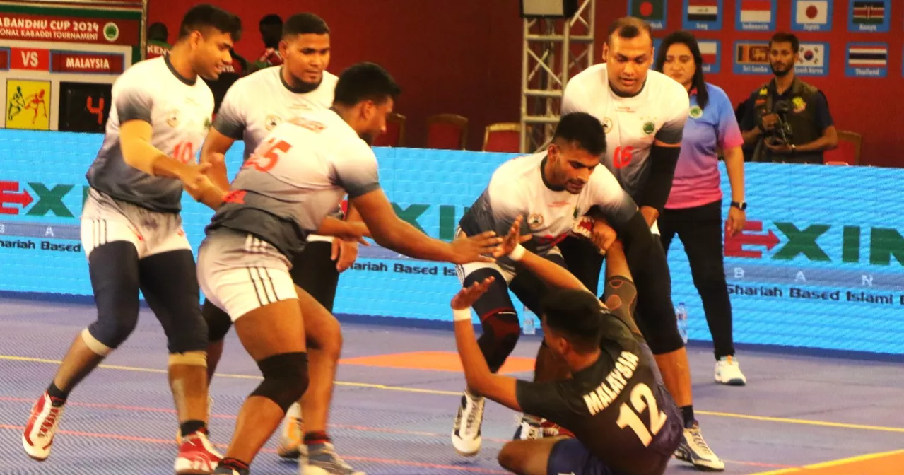 Bangabandhu Int'l Kabaddi: Holders Bangladesh earn 2nd consecutive victory beating Malaysia