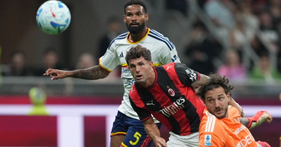 Pulisic scores first goal of season as Milan beat Lecce 3-0