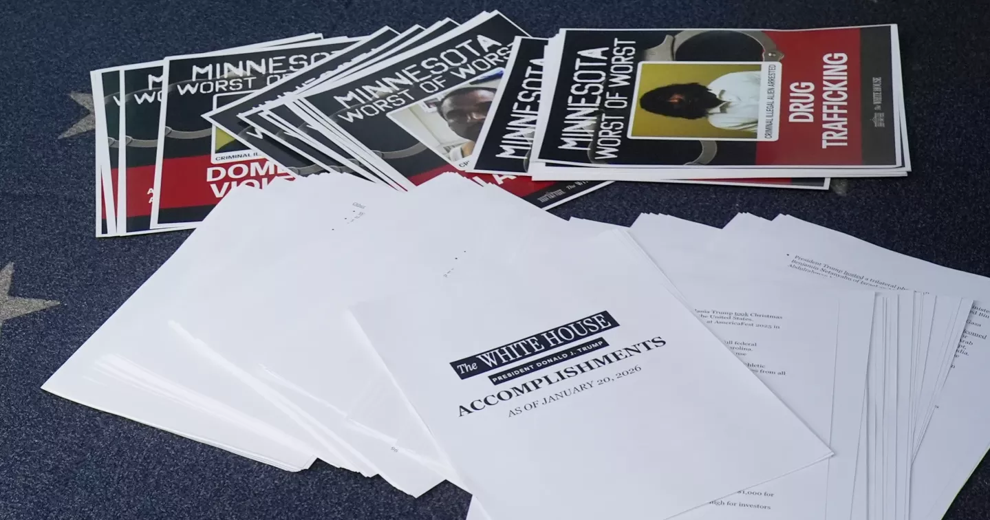 Trump blasts UN, presses Greenland control in rare White House briefing