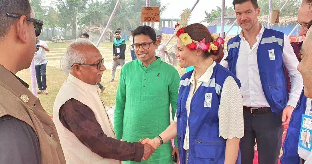 Swedish Crown Princess in Khulna’s Koyra to witness impact of climate change