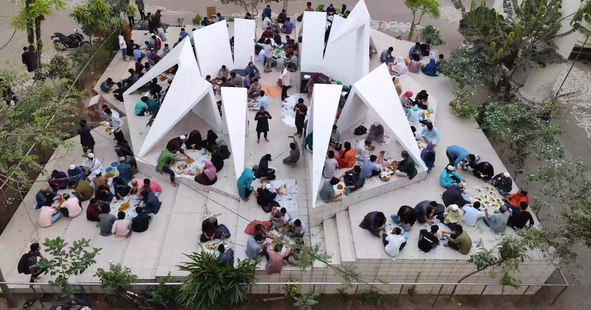 Silent protest held at JnU against Iftar party ban at SUST, NUST