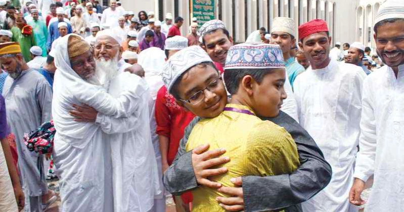 Bangladeshi Muslims celebrate Eid al-Fitr with religious fervour and joy