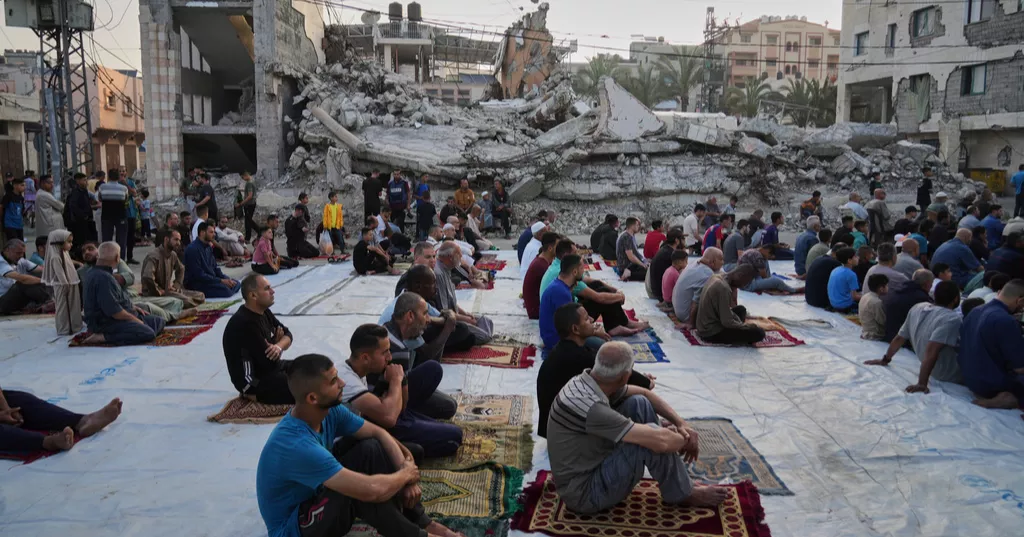 Gaza marks Eid amid rubble, scarce food and ongoing war