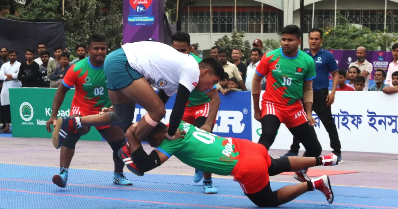 Kabaddi Series: Hosts Bangladesh takes 1-0 lead in five-match series outplaying Nepal by 53-29 points