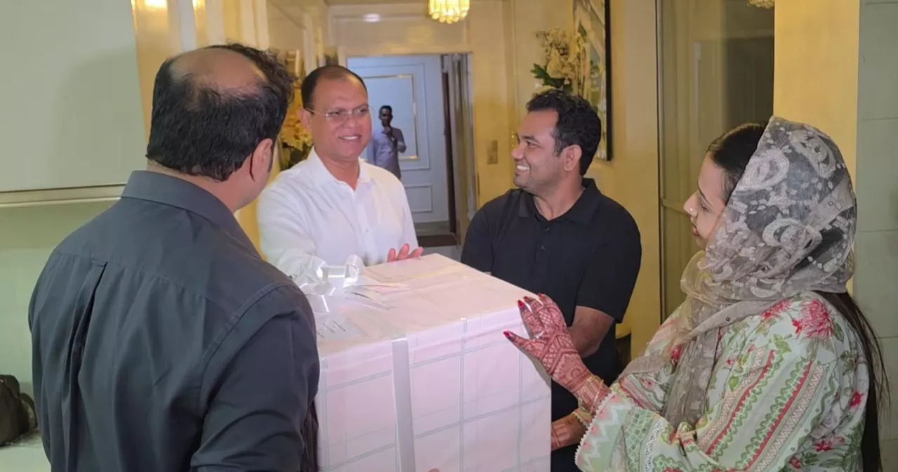 PM sends gifts to newlywed couple after surprise wedding visit