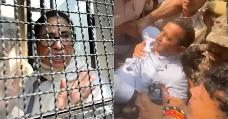 Mamata, Kejriwal, Vijayan detained during protest in Delhi