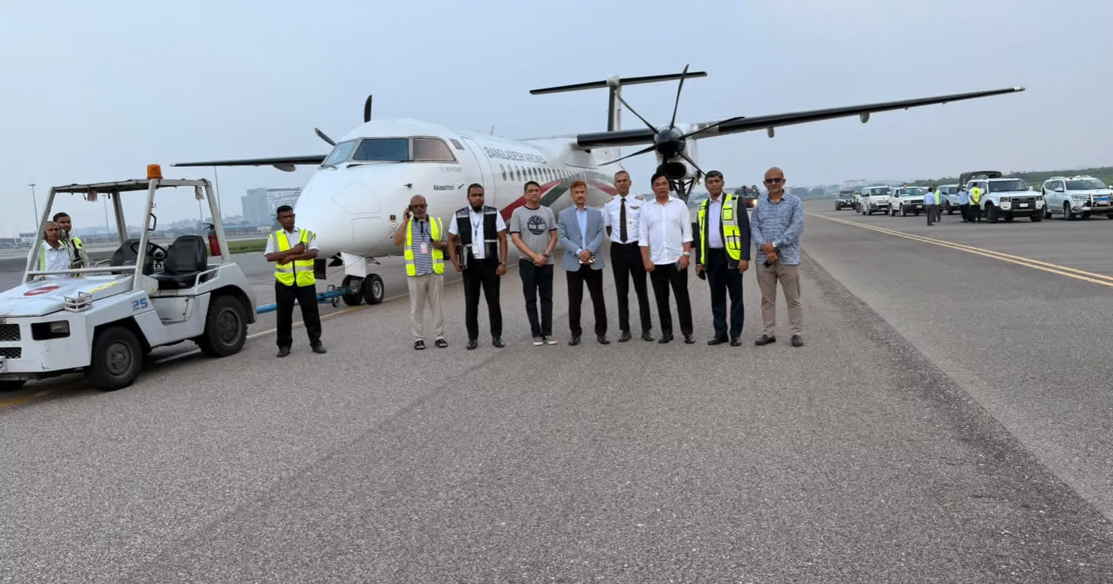 Biman flight lands safely in Dhaka after  delay