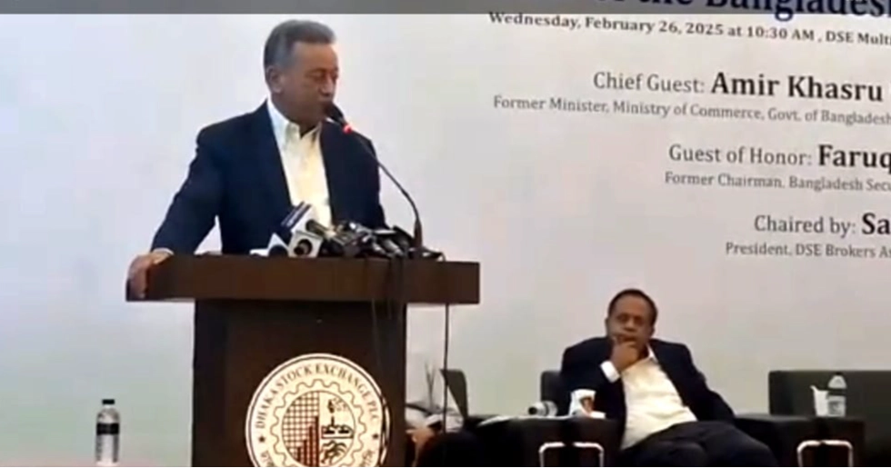 Stock market manipulated for political gains: Amir Khosru  