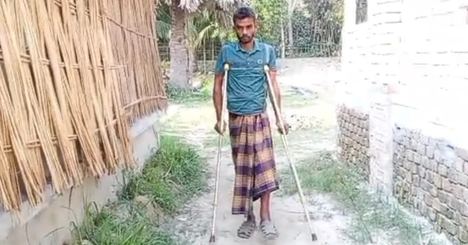 Paralysed in attack, yet named as accused in recent murder case in Narail