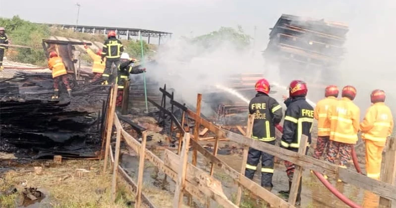 Fire breaks out at wood pile of Rooppur Nuclear Power Plant