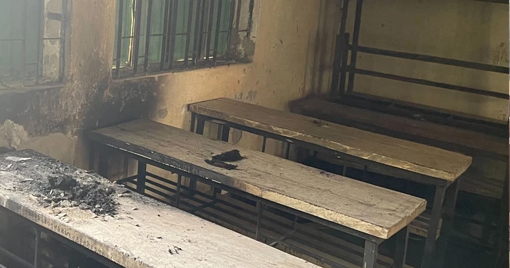 4 polling centres set on fire in Netrakona