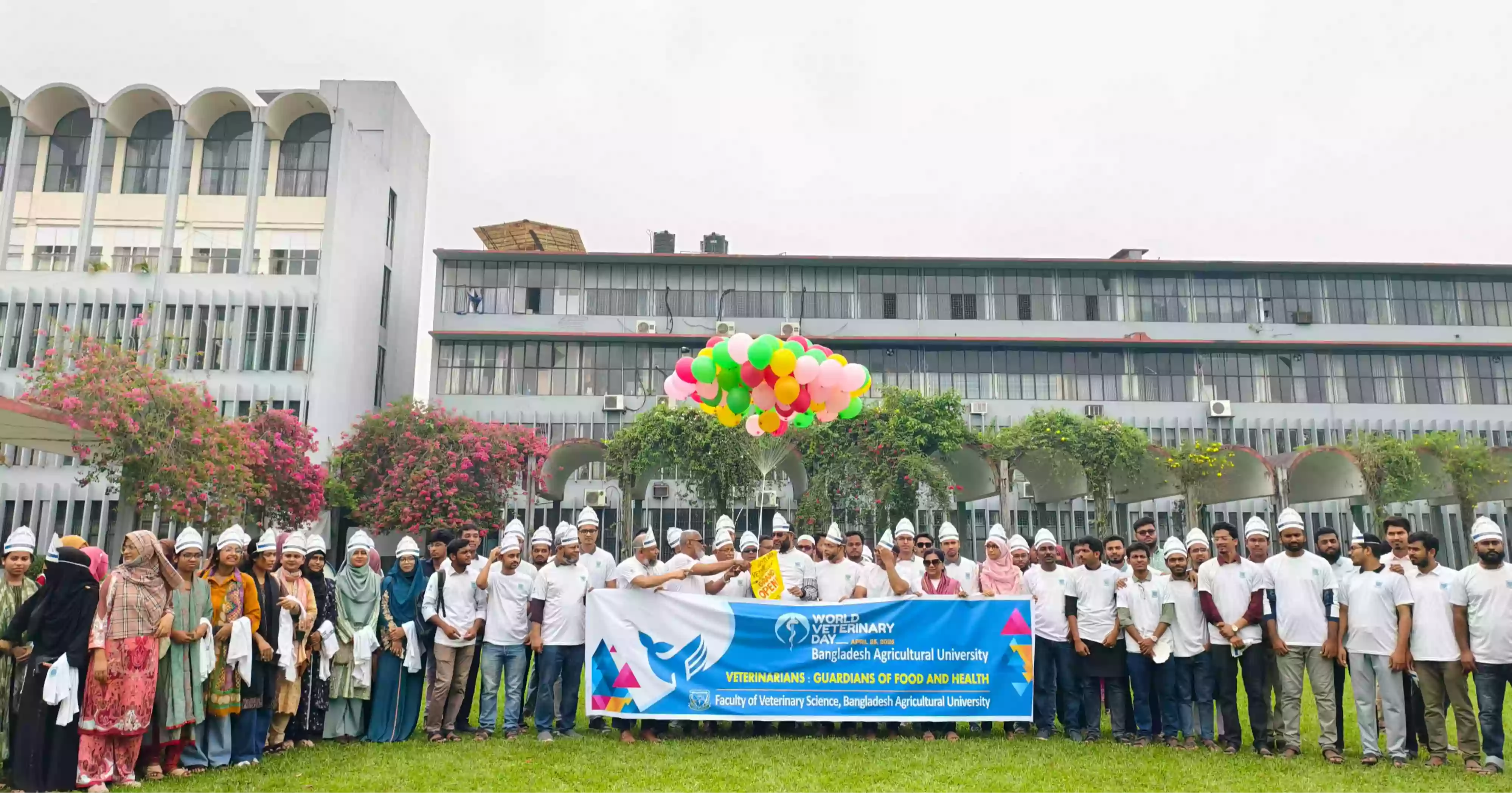 BAU marks World Vet Day with free vaccination drive, awareness rally