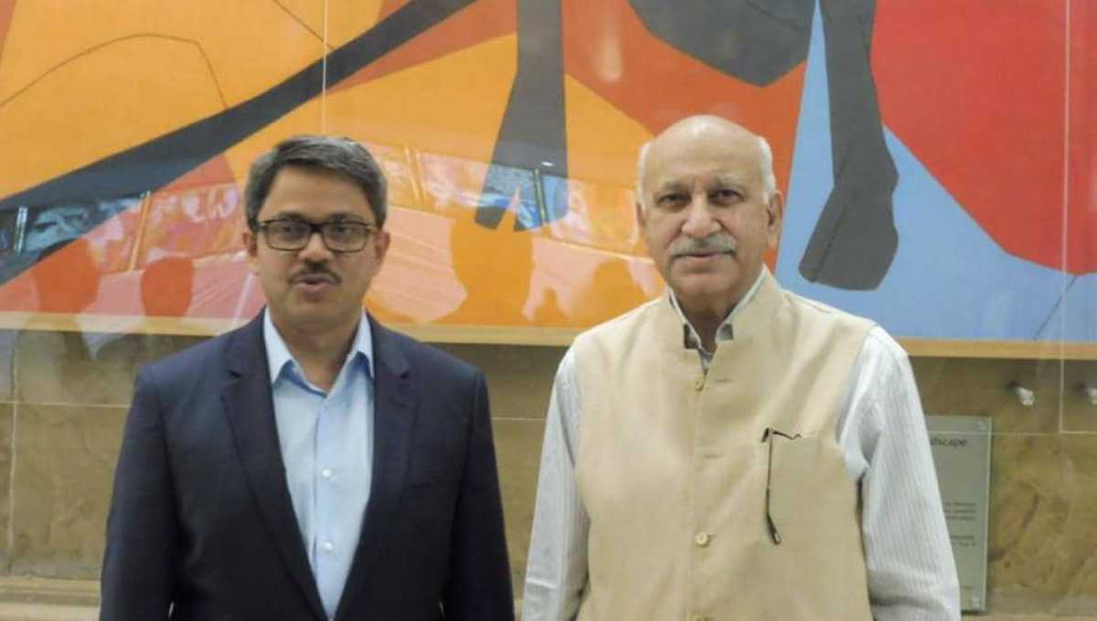 Shahriar meets MJ Akbar; discusses ways of strengthening ties 