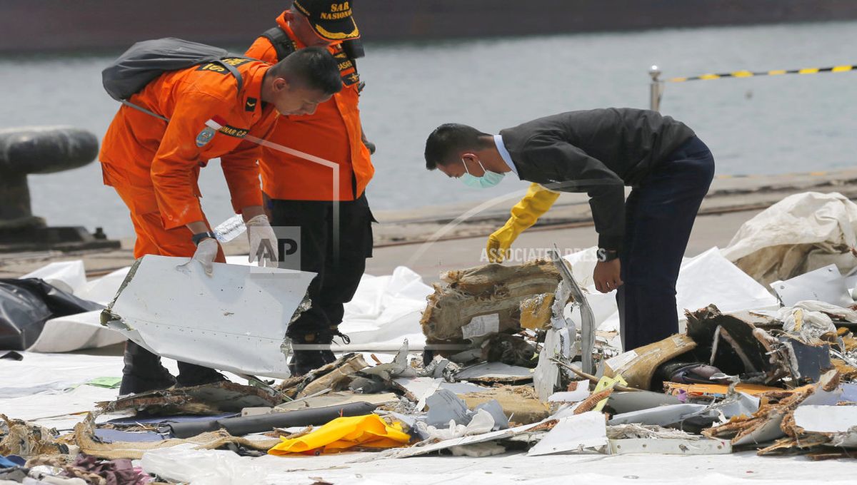 Possible seabed position of crashed Lion Air jet located