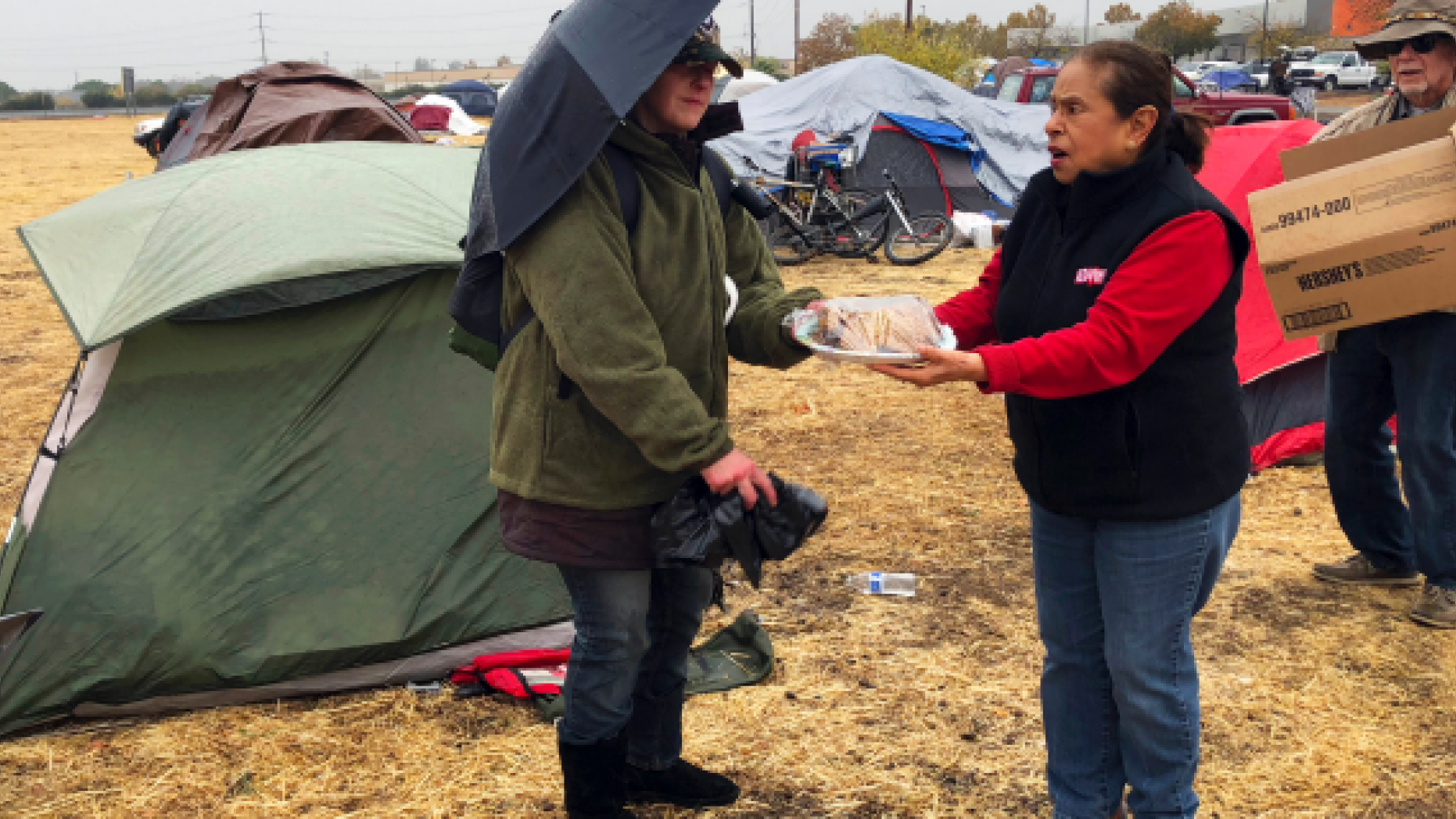 Northern California rain hampers life for wildfire survivors