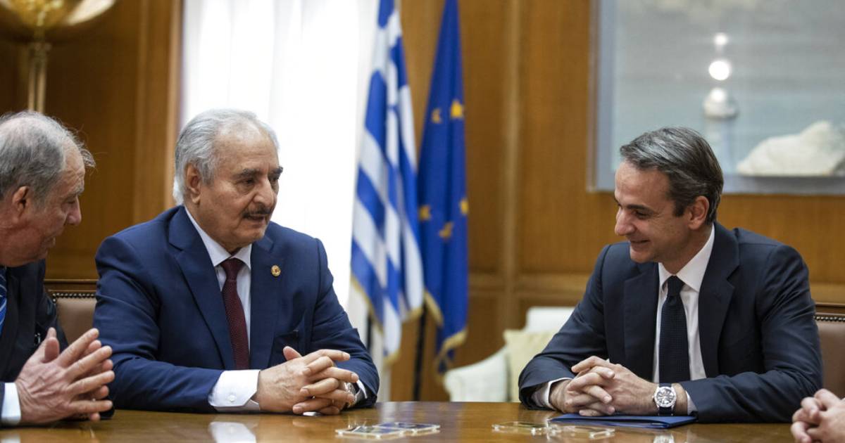 Libya's rival military commander seeks support in Greece