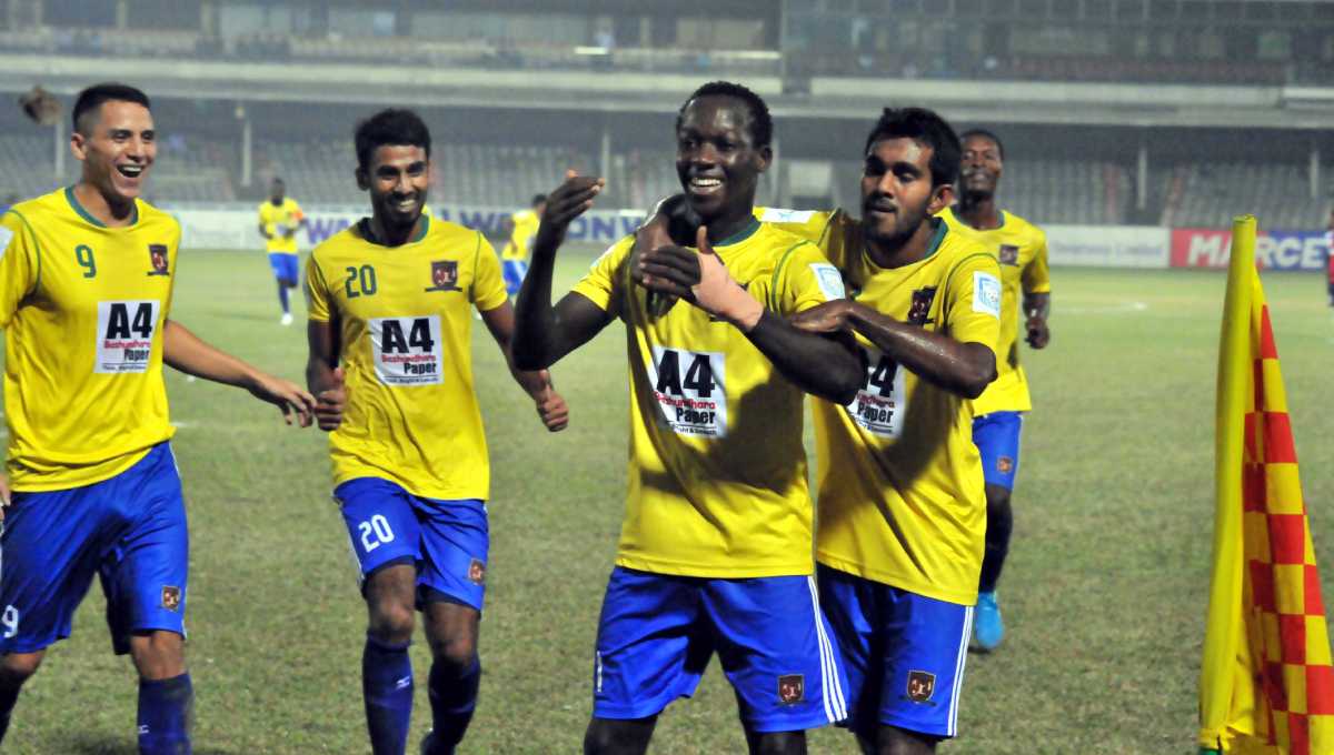 Fed Cup Football: Sk Jamal through to semis beating Saif SC 2-1
