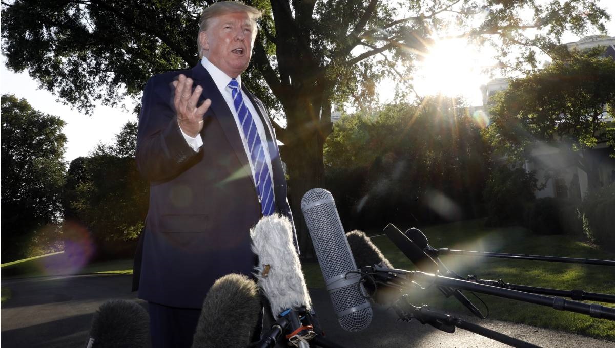 Trump says he had the right to tweet Iran satellite photo