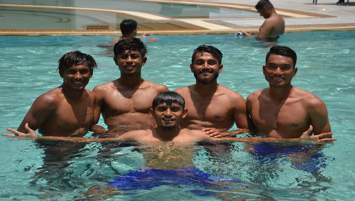 Bangladesh football team have good practices in Thailand on Wednesday