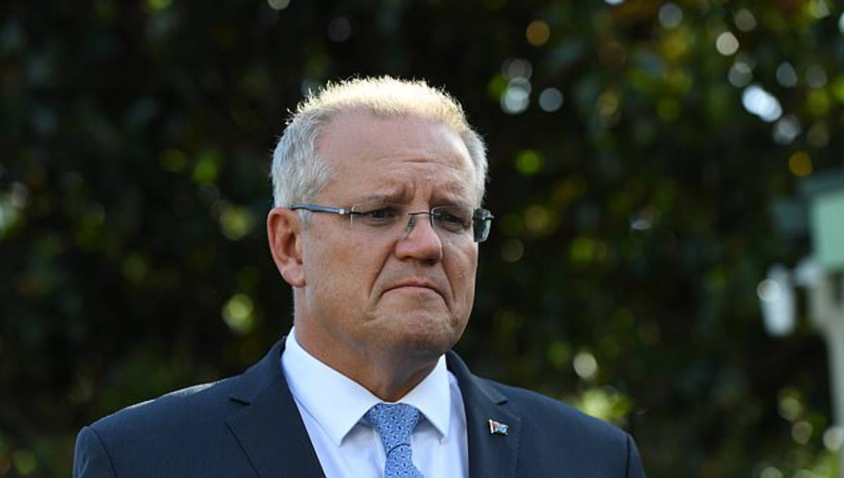 Australian prime minister hit with egg in protest