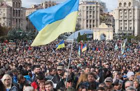 Protesters in Ukraine rally against election in rebel east