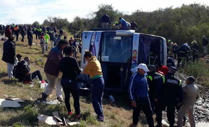 Bus carrying retirees crashes in Argentina, 13 dead