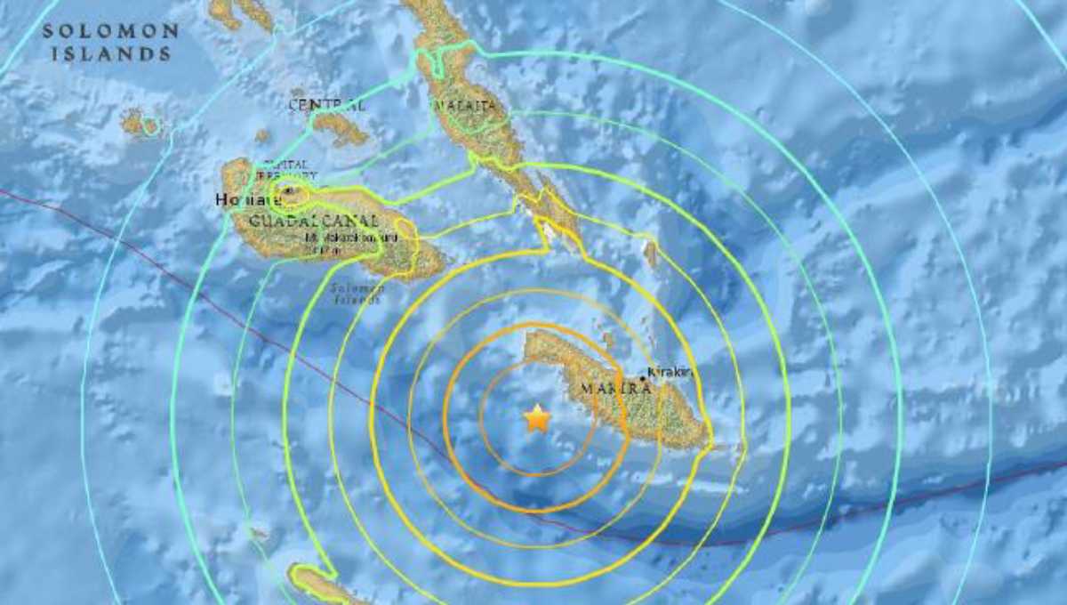 6.5-magnitude quake hits off Solomon Islands