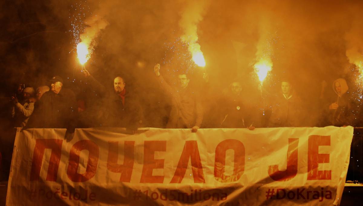Anti-govt protests for 6th week against Serbian leader