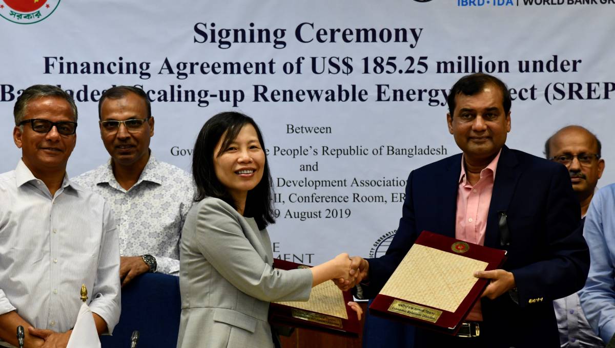 Govt, WB ink $185 million financing deal for renewable energy generation