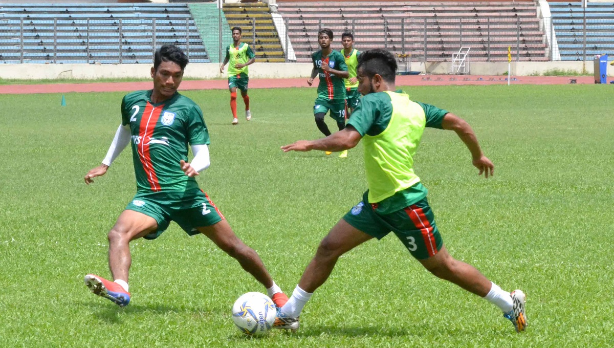 FIFA, AFC Qualifiers: National footballers make training at BNS on Monday