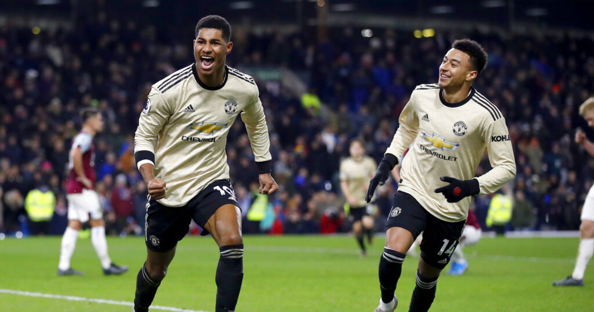 Man United beats Burnley 2-0 to rise to fifth in EPL