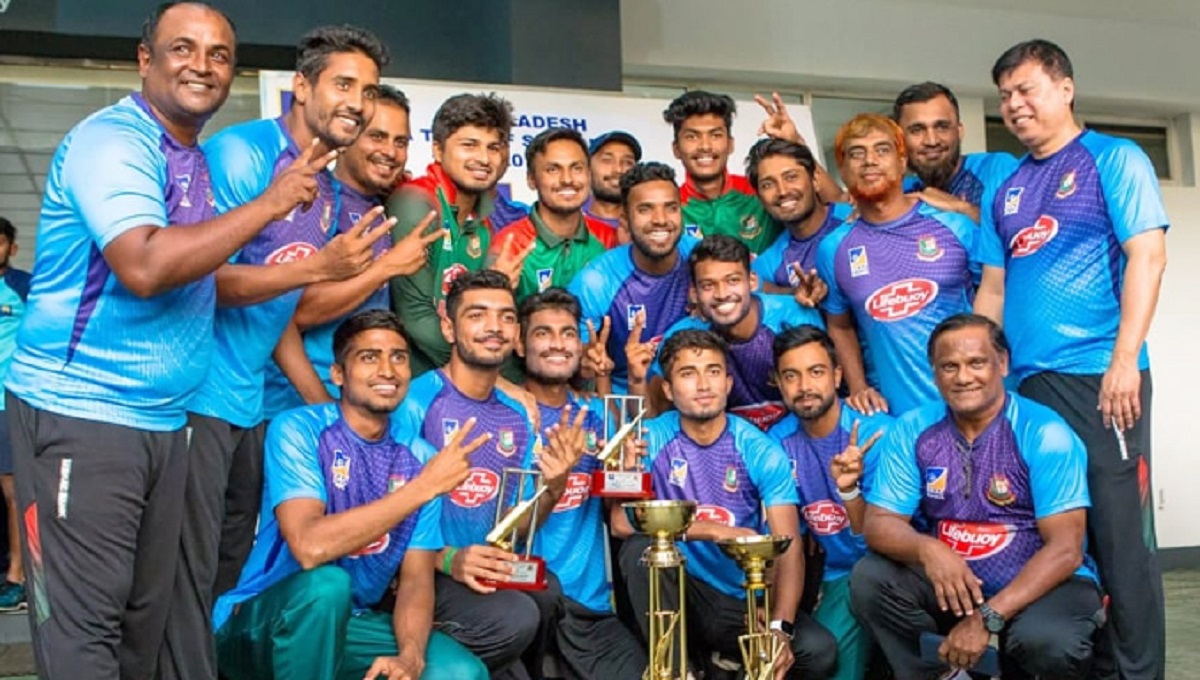 One-day series winner Bangladesh A team return home from Sri Lanka