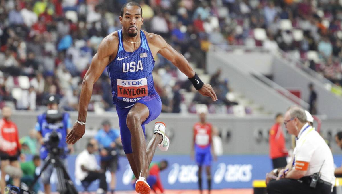 Taylor made: Triple jumper wins 3rd straight world title