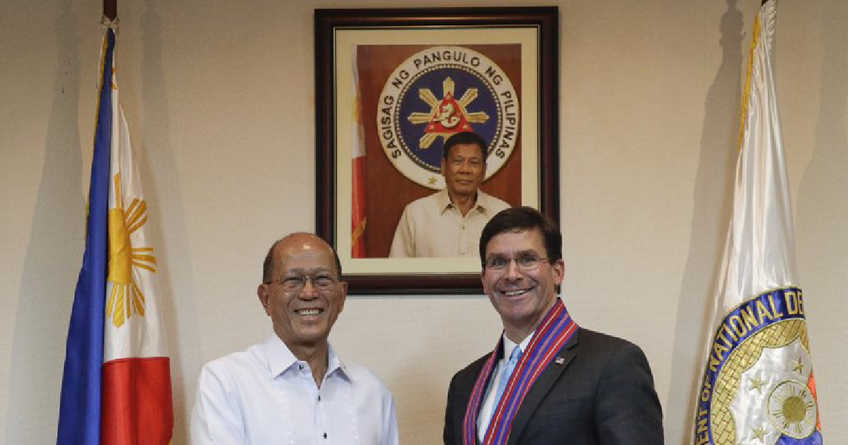 Esper urges 'very public posture' on Chinese sea claims