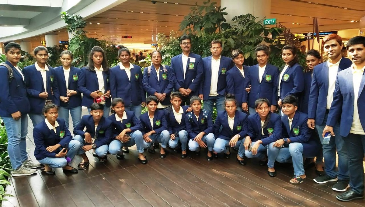 Bangladesh Women’s Junior Hockey team reaches Singapore