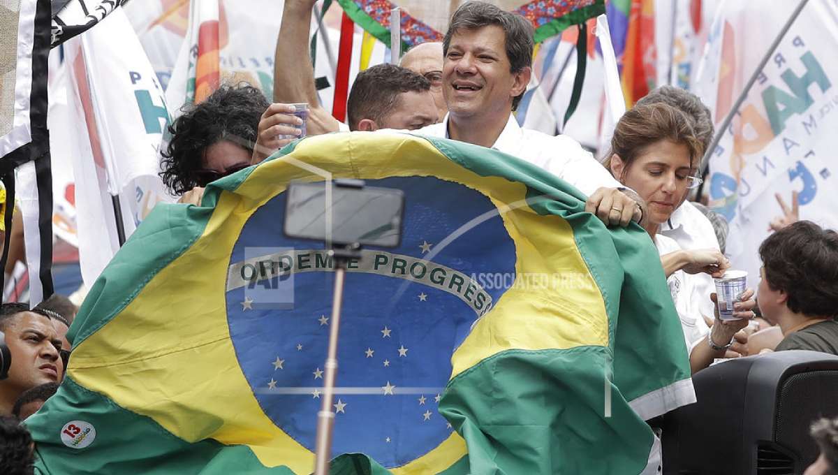 Brazil's Haddad ends campaign with warning about opponent