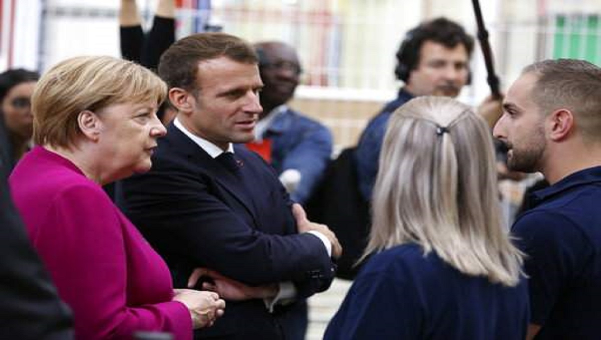 Macron and Merkel try to showcase unity as Brexit looms