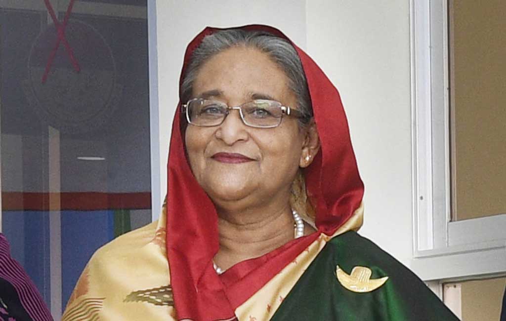 PM receives 2 Russian translated books on Bangabandhu
