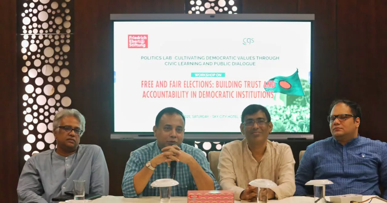 Fair elections essential for entering genuine democratic process: Workshop