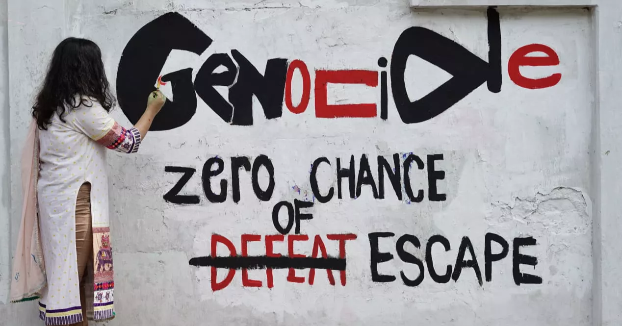 DU launches restoration of 'July graffiti' across campus