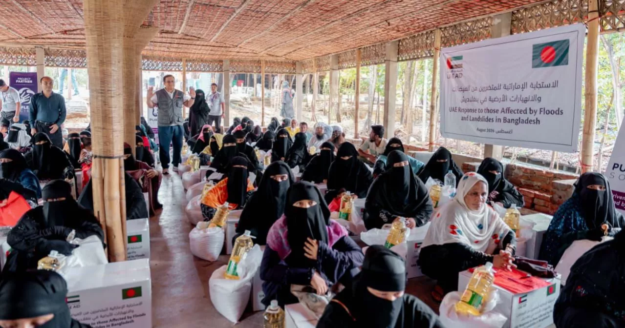 UAE provides aid for flood-affected families, including Rohingyas