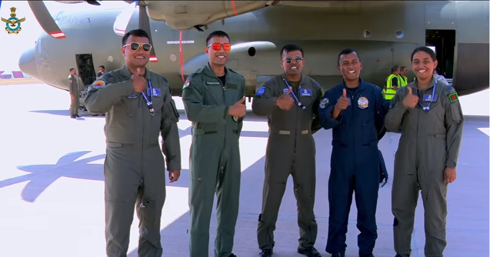 Bangladesh Air Force takes part in multinational exercise in India