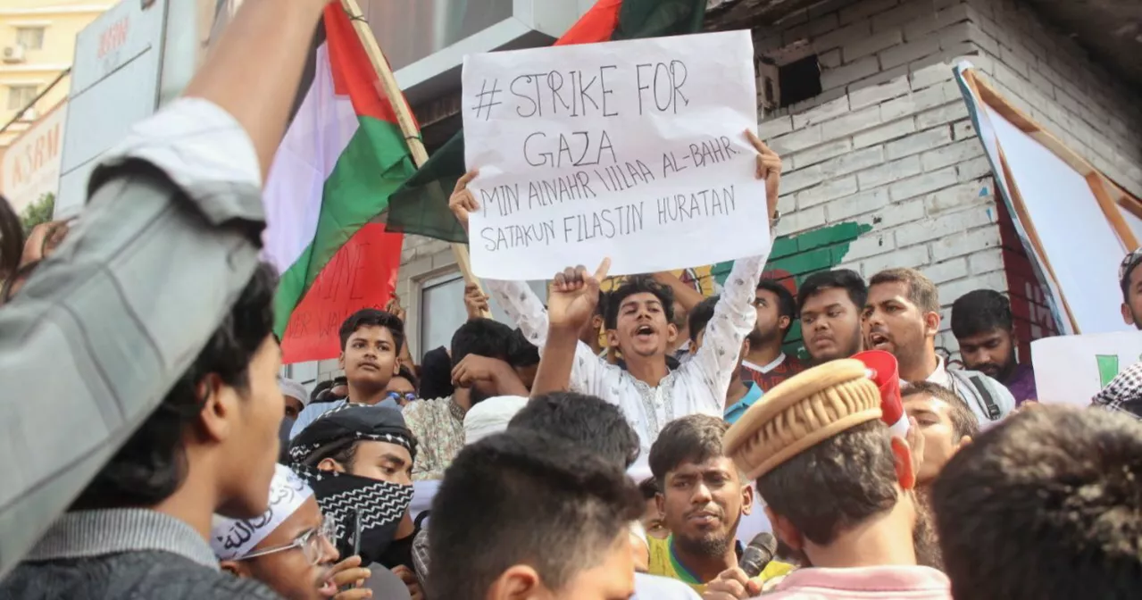 Protests erupt in Bangladesh over Israeli attacks on Gaza