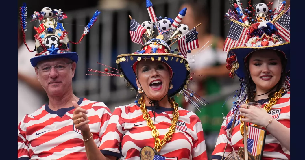 Flags, facepaint and costumes dominate World Cup scenes