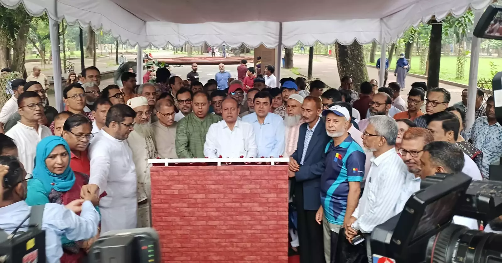 Foundation stone of July Memorial laid at DU