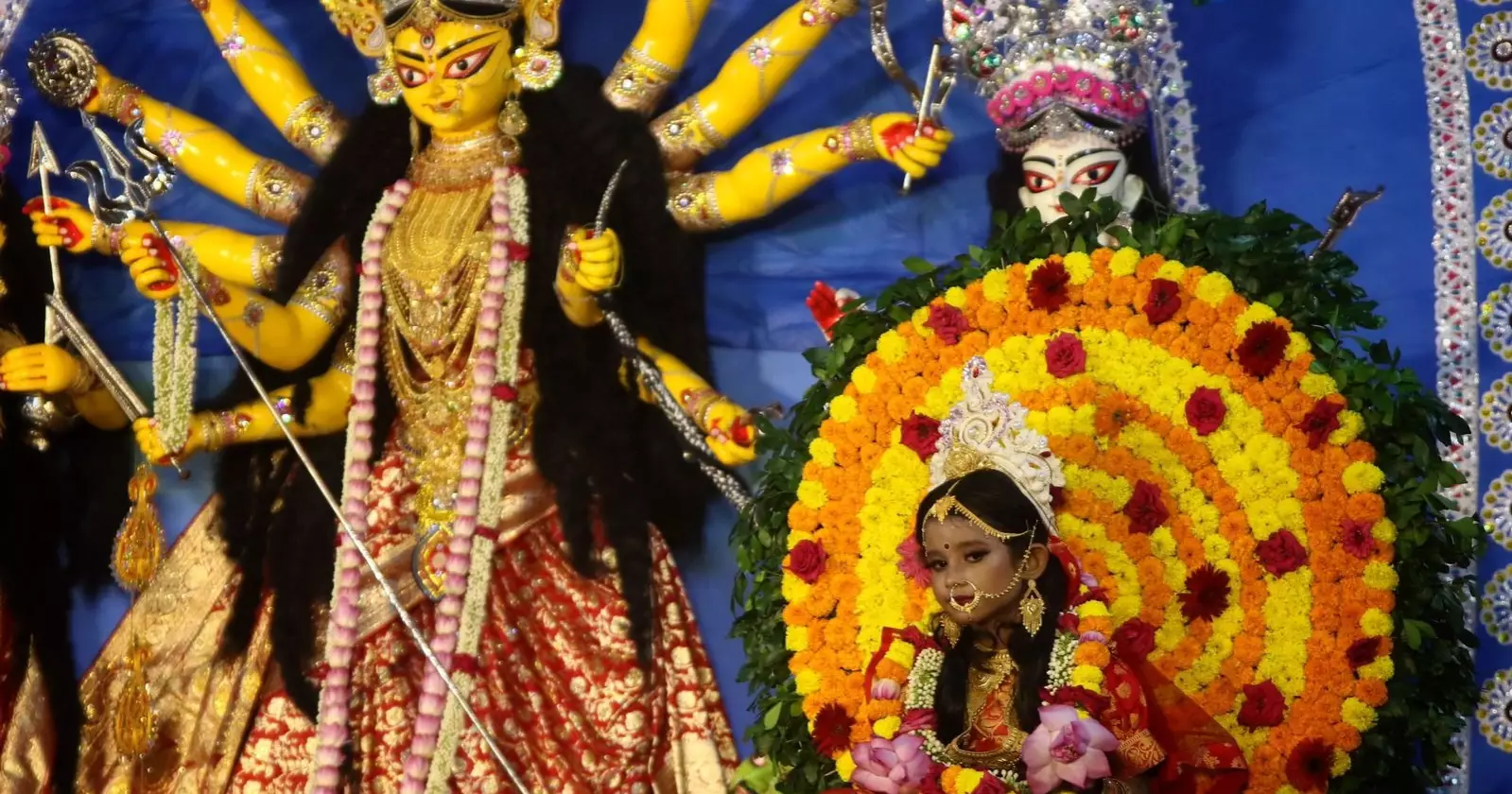 Hindu community celebrates Kumari Puja