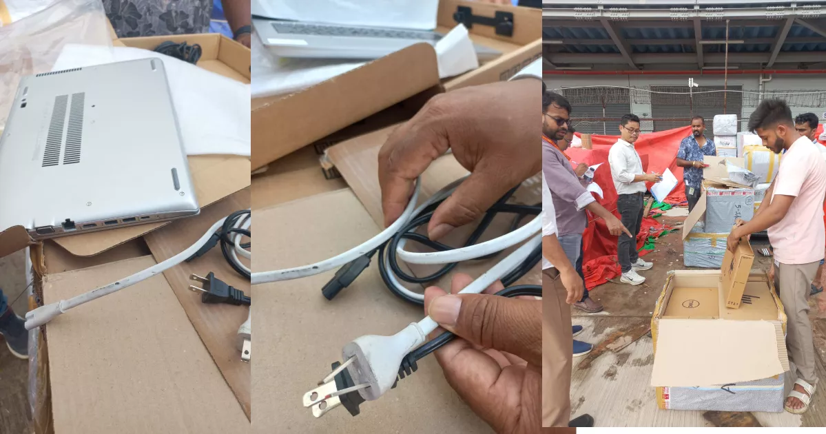 Customs finds 1,167 laptops, 100 tablets in underdeclared consignments