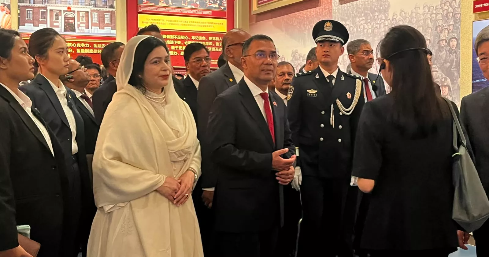 Tarique visits Museum of the Communist Party of China