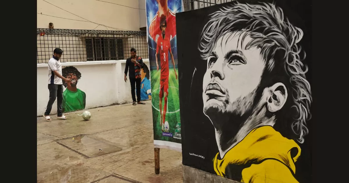 As World Cup nears, street football thrives in Dhaka’s ‘FIFA Goli’